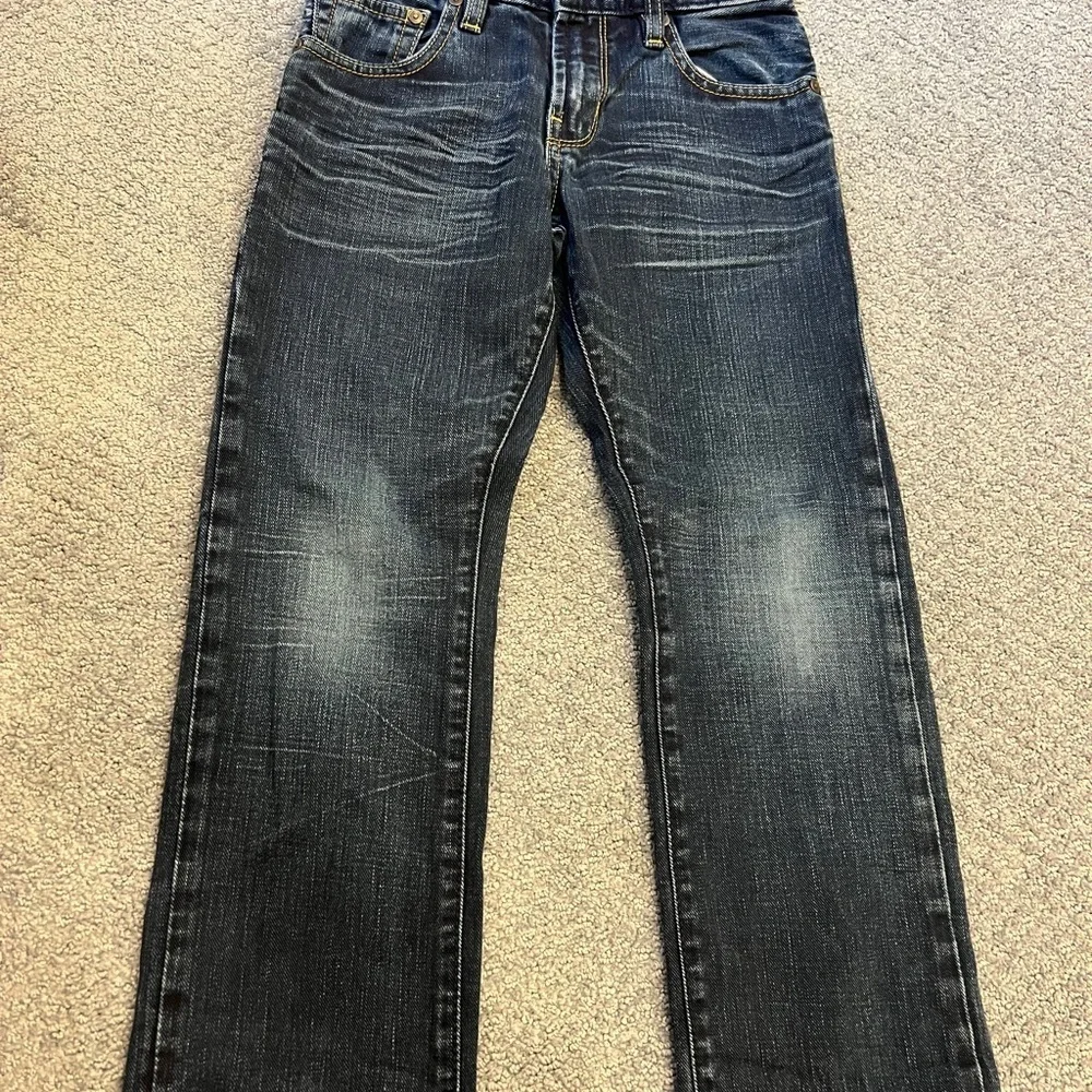 GAP Classic Blue Straight-Leg Jeans Vintage Wash